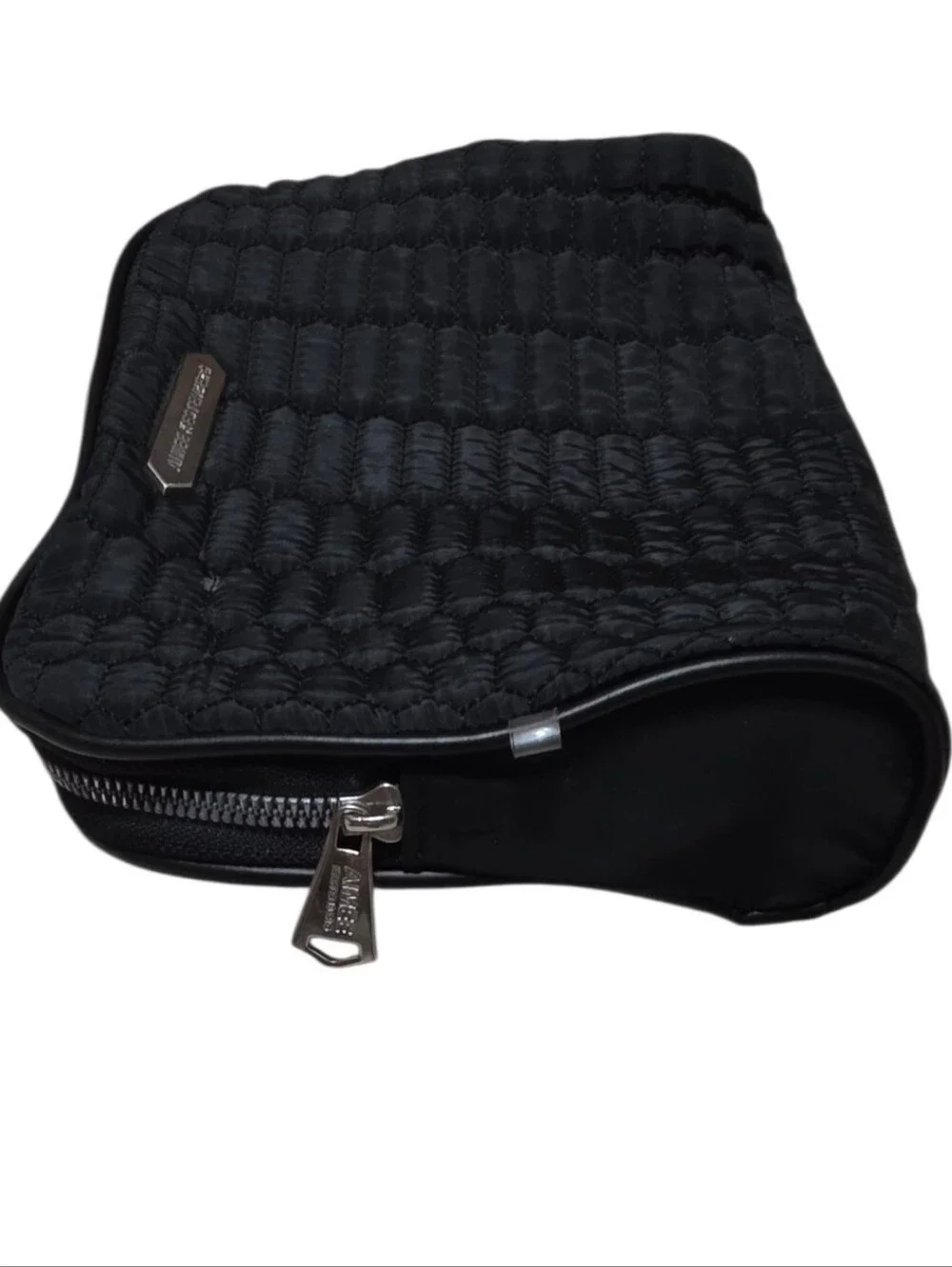 Aimee Kestenberg Black Quilted Make Up Bag